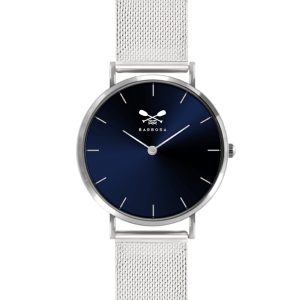 Orologio Barbosa Deep Blue Ø 36,5 silver quadrante blu ideale per uomo o donna